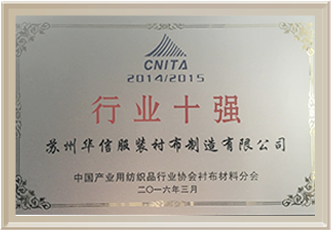 行業(yè)十強(qiáng)